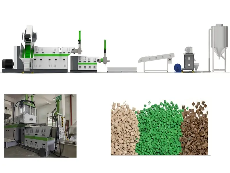 Африканска нарачка за пластична машина за пелетирање