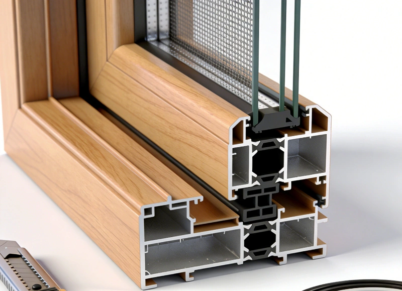 ABS машина за истиснување на профилот на прозорец и врата